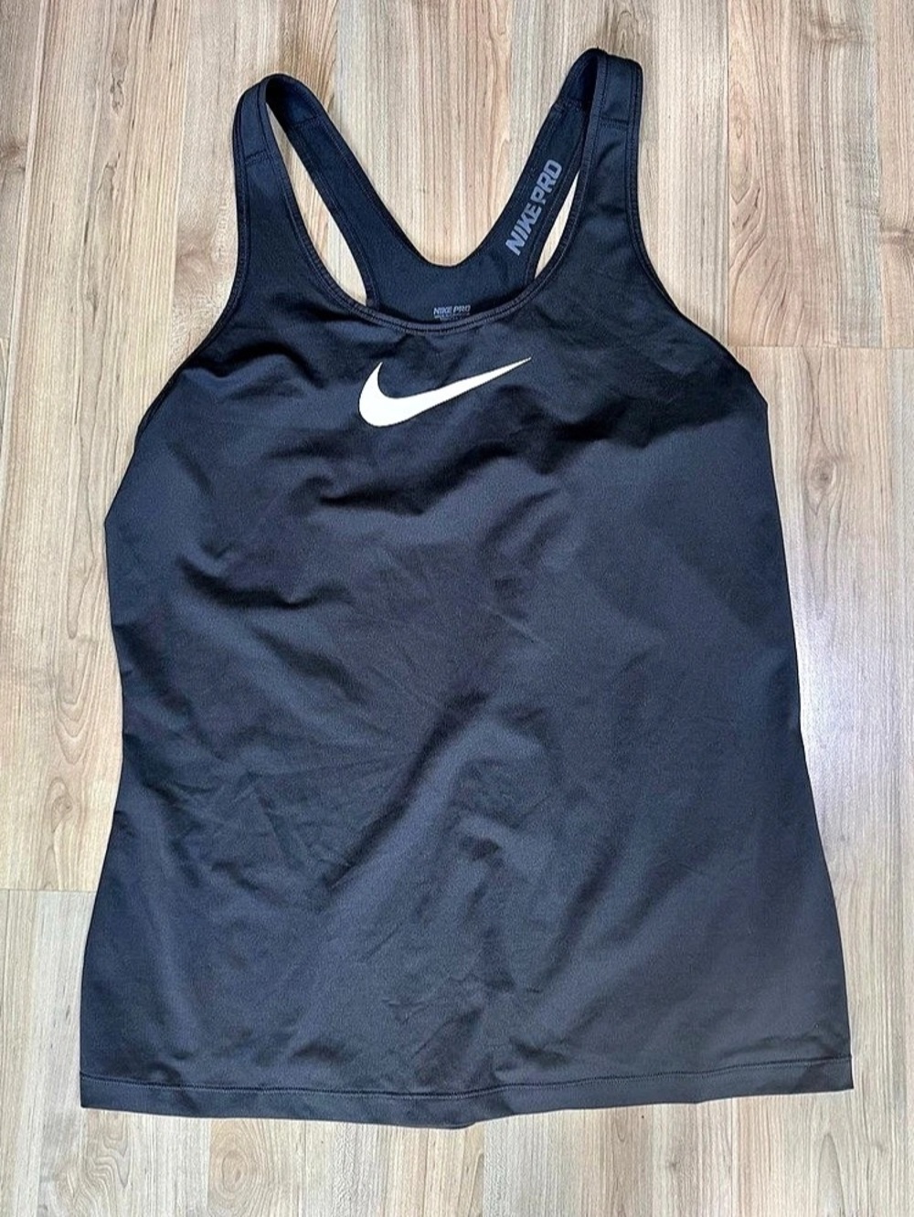 Nike Pro Dri-FIT Racerback Tank Top in Black XL